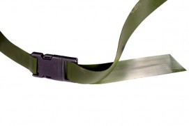 Fasteners with lock-latch for battery, fuel tank